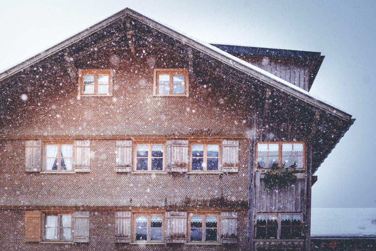 Ferienwohnung Bauernhof Farnach Andelsbuch Exterior foto
